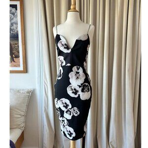 Asos scuba floral cocktail dress